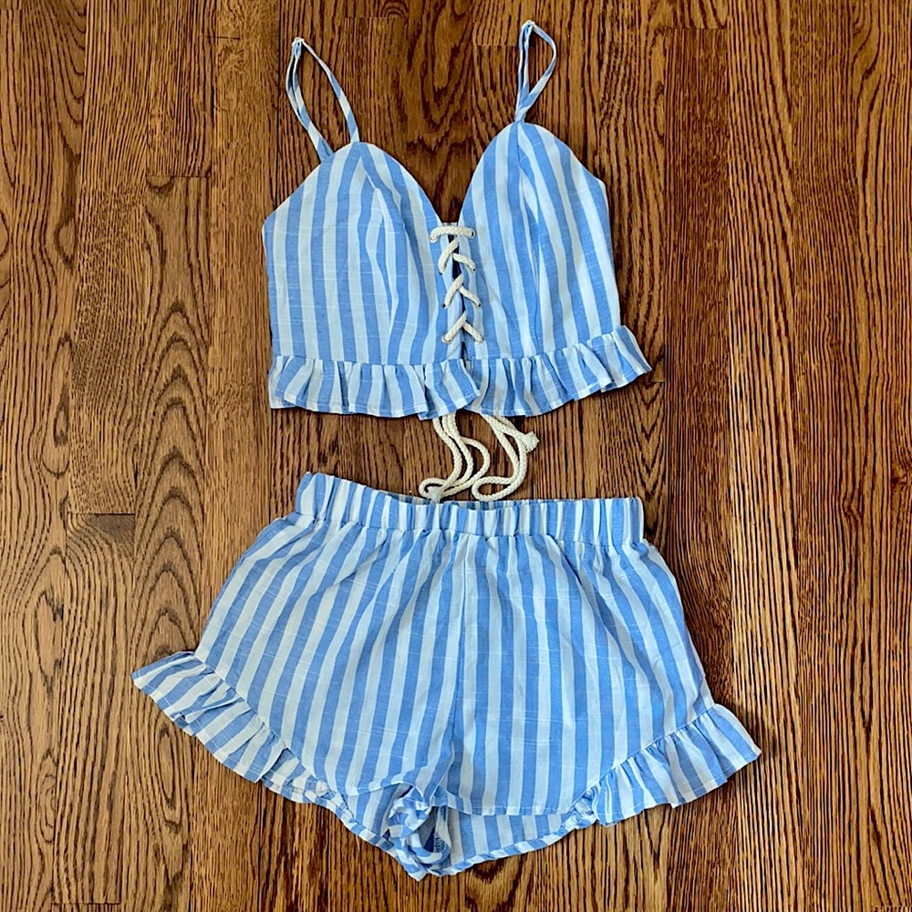 stripe summer set